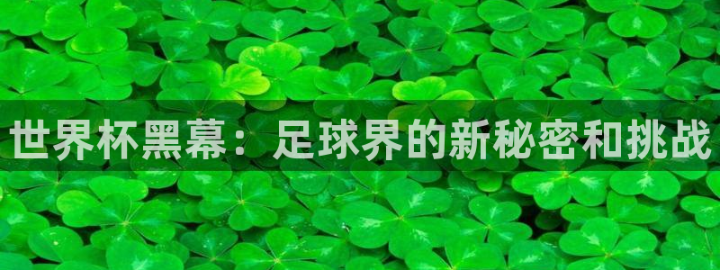 世界杯直播：世界杯黑幕：足球界的新秘密和挑战